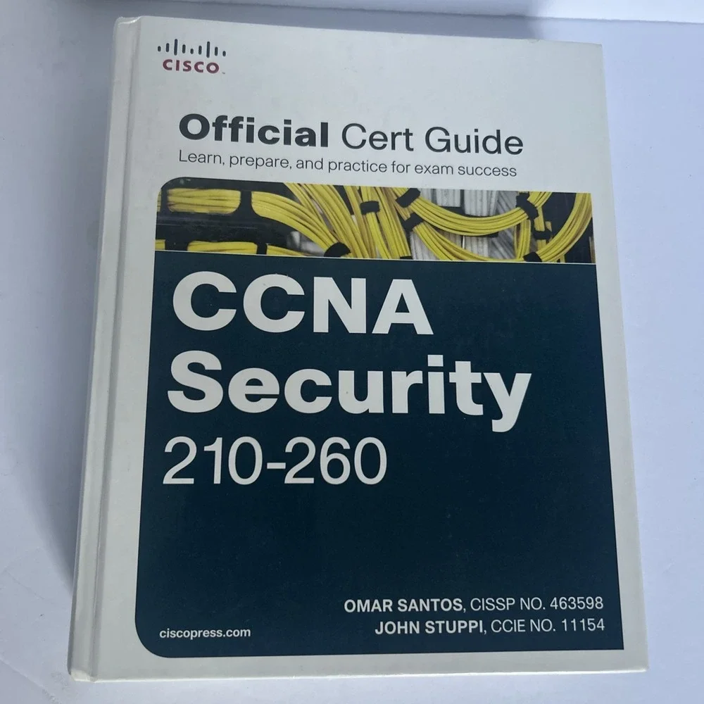 CCNA Security 210-260 Official Cert Guide Omar Santos Hardcover Good